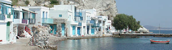 Milos island, Klima village