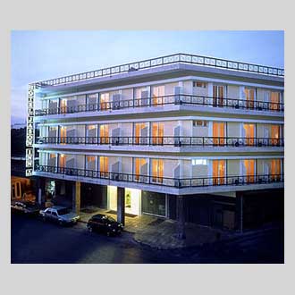 Exterior. Jason Inn Hotel in Thissio, Athens Town.