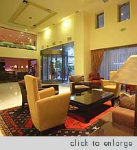 Lounge. Jason Prime Hotel in Plaka, Athens Town.