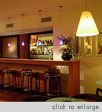 Bar. Jason Prime Hotel in Plaka, Athens Town.