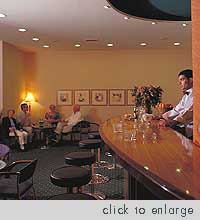 Bar. King Jason Hotel in Keramikos, Athens Town.