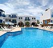 Agios Prokopios, Naxos Island. Pool and hotel view