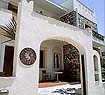 Apollon Hotel in Naxos town. Entrance