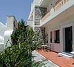 Apollon Hotel in Naxos town. Entrance