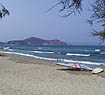 Saint George beach in Naxos Island