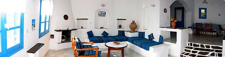 Agia Irini Villa 5 - lounge and dining area