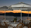 Sunset view in Santorini hotel