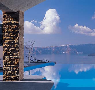 Astarte Suites swimming pool and view