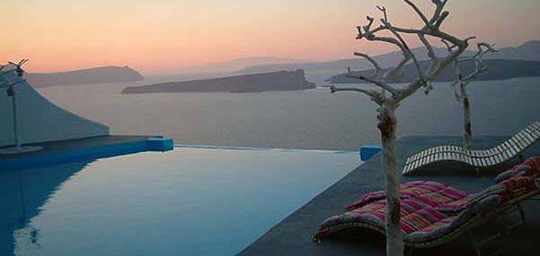 astarte pool sunset view astarte pool sunset view