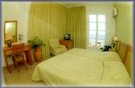 Atlantis Hotel bedroom - Santorini Island
