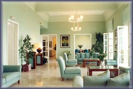 Atlantis Hotel interior - Santorini Island