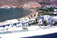 Tzannis Aglaia Pension is located in Kamares - Sifnos Island - Cyclades - Greece.