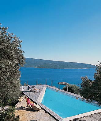 Jura Villa in Agios Petros, Alonissos island. Luxury villa with private swimming pool