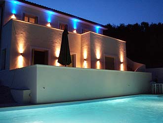 Panorama Villas in Tzortzi Beach Bay, Alonissos island, with swimming pool and sea view