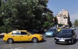 Taxis in Athens