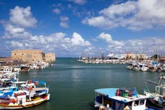 The port of Heraklion