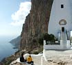 Breathtaking view from the monastery in Amorgos