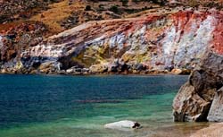 Milos beaches - Firiplaka beach Milos beaches - Firiplaka beach