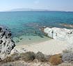 Orkos beach forms small coves