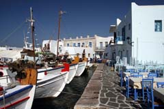 The picturesque port of Naoussa in Paros