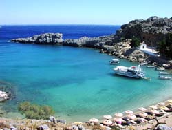 The island of Rhodes has wonderful beaches