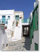 Picturesque alleys in the Greek islands