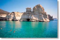 Kleftiko, paradise in Milos island, Greece