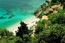 Corfu island wonderful beach