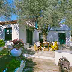 Traditional homes in Greece