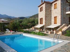 Wide selection of hotels and villas in Peloponnese