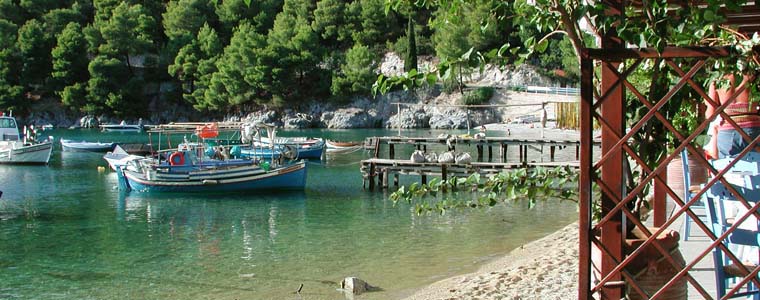 Skopelos Agnontas beach