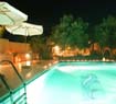 Swimming pool at night