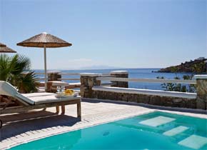 Hotels in Psarou beach, mykonos