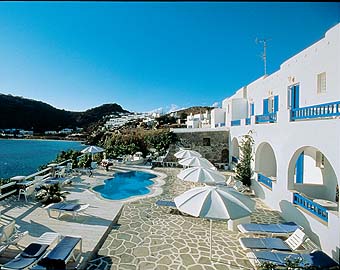 Hotels in Psarou beach, Mykonos