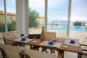 apartments in villas, corfu