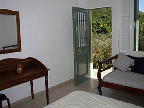 Master bedroom in villa