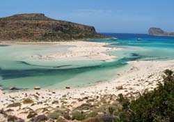 Ballos beach in Chania Prefecture