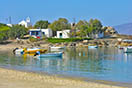 Fishing caiques in Agia Anna