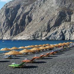 Santorini beach