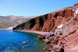 Santorini beach