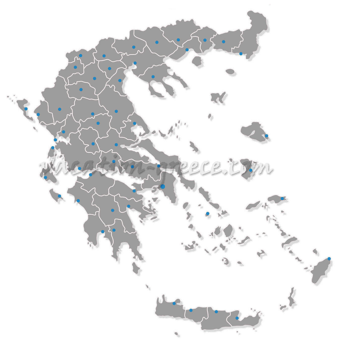 map of Greece